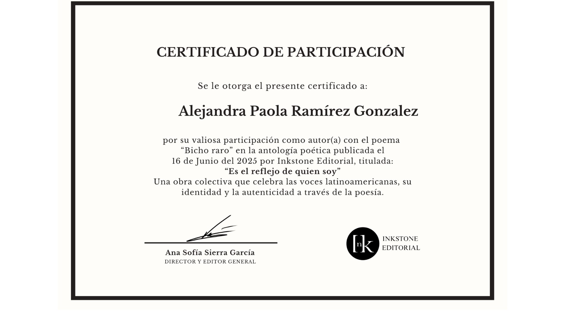 Es el reflejo de quien soy